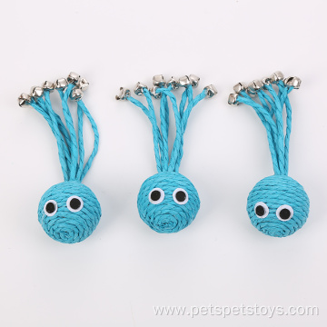 new-design octopus cat toy with bell toys